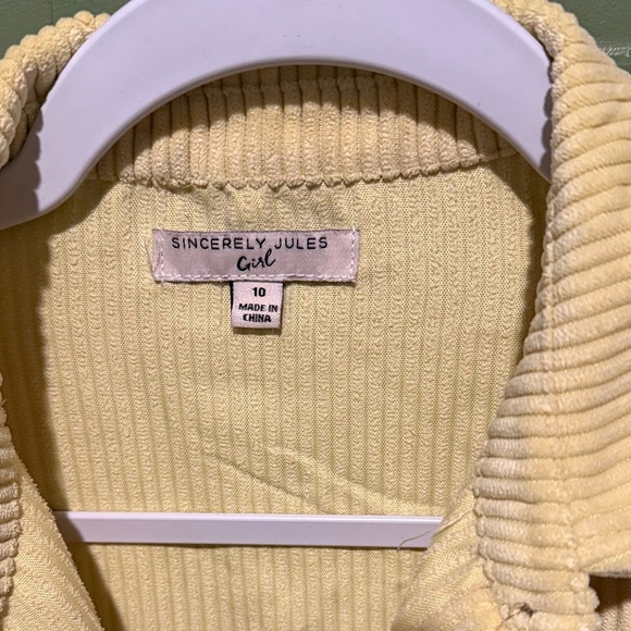 Coldwater Creek Yellow Button Down Shirt - Picture 3 of 5